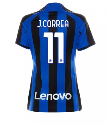 Inter Milan Joaquin Correa #11 Hjemmedrakt Kvinner 2022-23 Kortermet